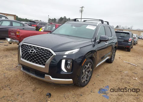 2022 Hyundai Palisade Calligraphy z USA, uszkodzony, nr VIN KM8R7DHE6NU485721